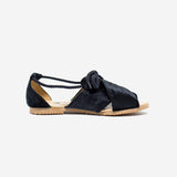 Black Velvet Sandal - Insectashoes brasil