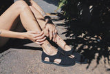 Mono Black Cutout Oxford - Insectashoes brasil