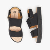 Mono Black Strap Sandal - Insectashoes brasil